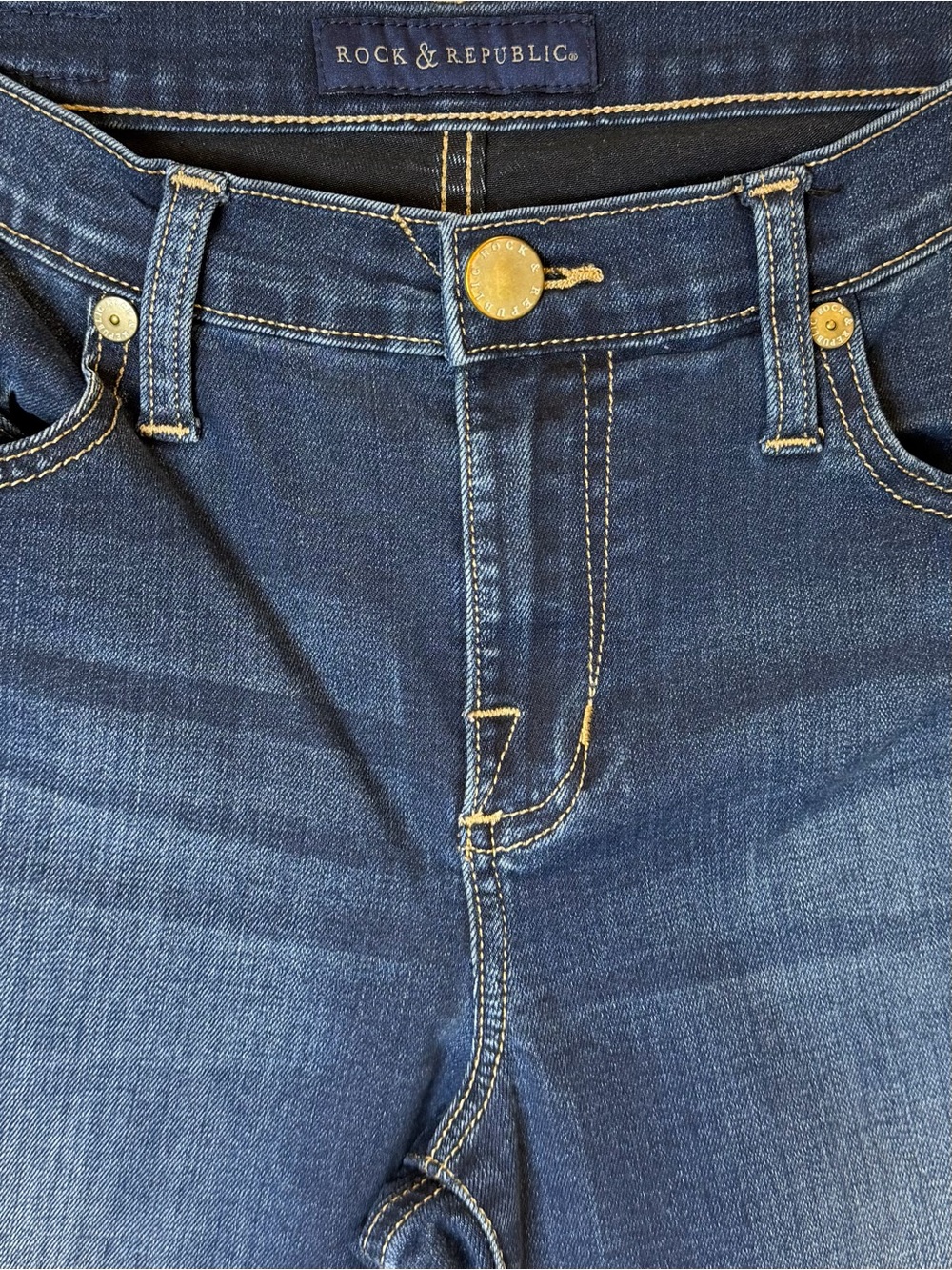 Rock & Republic | Classic High-Rise Skinny Jeans | Size 12 | EUC | Denim Casual - Picture 6 of 6